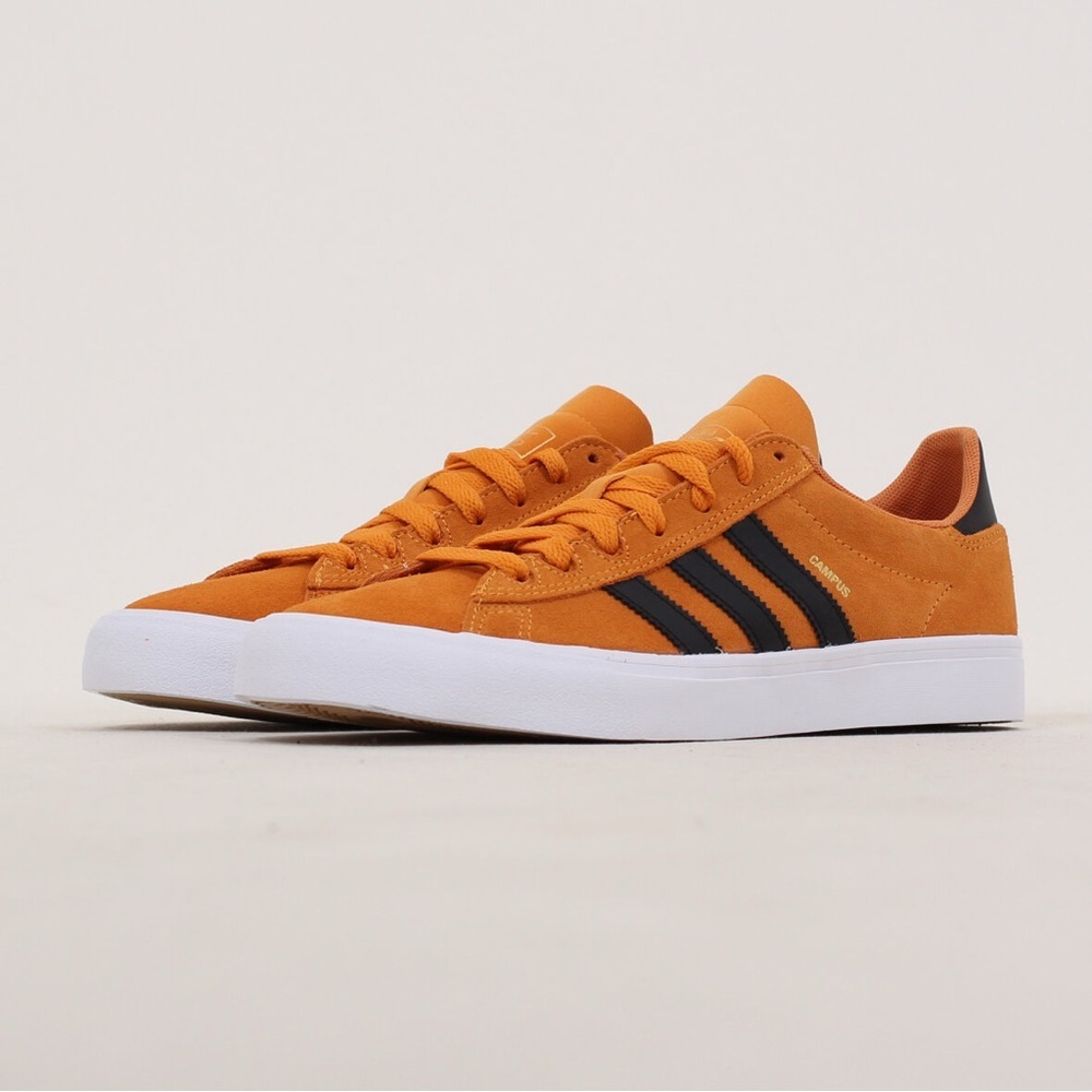 Adidas Campus Vulc II Gold/Blk Suede Men's Size 7​